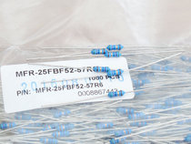 10 YAGEO national giant 57 6R 57R6 resistance 1 4W 25W 0 MFR-25FBF52-57R6