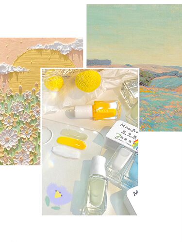 三瓶装水性指甲油夏季新款护甲油免烤快干持久可撕拉显白美甲 - 图1
