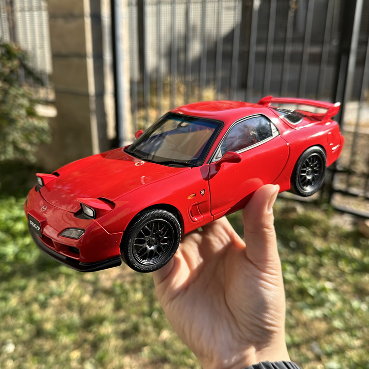 POLAR MASTER 1：18马自达RX7 SPIRIT R合金汽车模型-图2