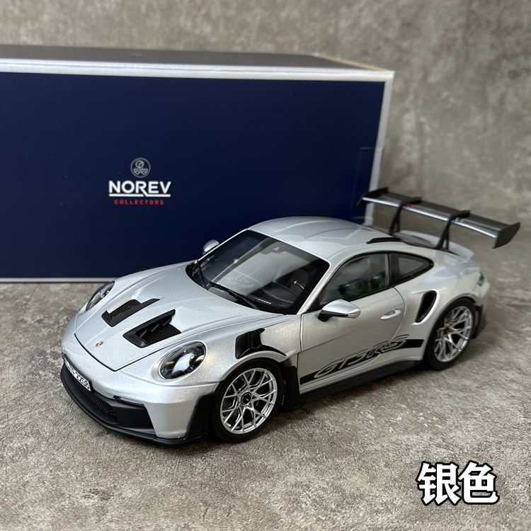 NOREV  1：18 保时捷911 992GT3 RS 2022 仿真合金汽车模型收藏 - 图0