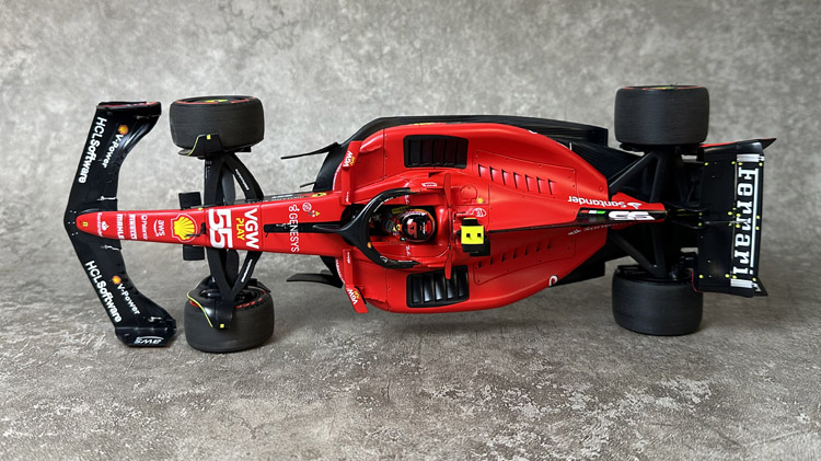 BBR1:18法拉利F1 SF23 2023巴林站勒克莱尔 / 赛恩斯汽车模型 - 图3