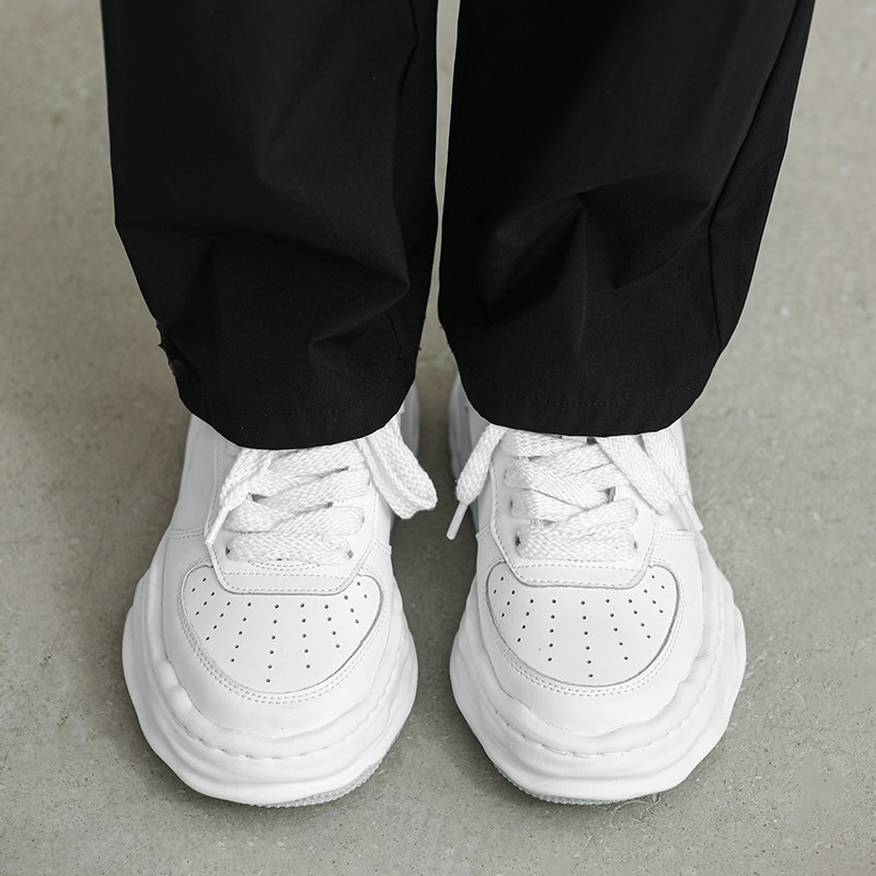 小白鞋男鞋2025新款潮鞋冬季运动休闲板鞋白色厚底贝壳头溶解鞋男,淘宝优惠券,粉丝福利购,淘宝优惠卷