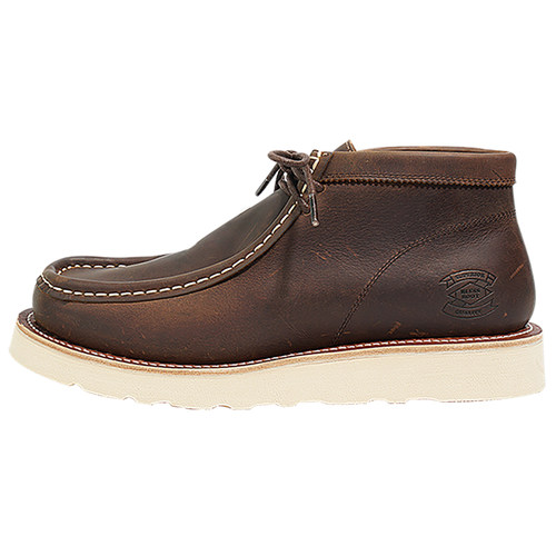 BLESS SHOE WALLABEE 固特异工艺真皮袋鼠鞋疯马牛皮工装靴男靴 - 图3