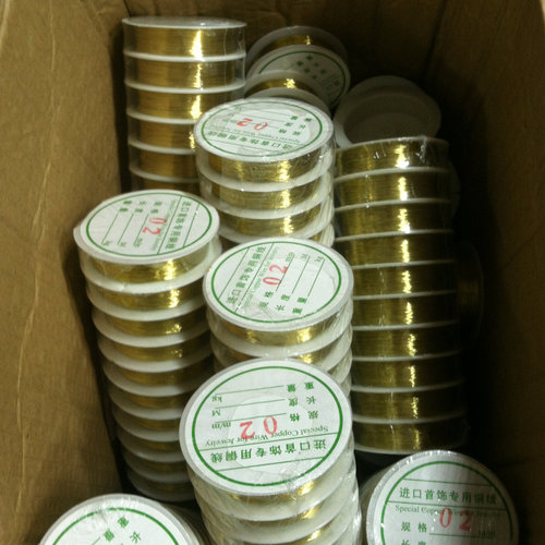 文玩工具核桃双头钩针清理三通钩针引针穿珠铜丝编织线弹力绳金刚 - 图3