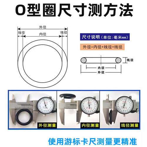 丁晴橡胶O型圈 95/100/105/107/110/115/120/125/127*3.5 - 图0