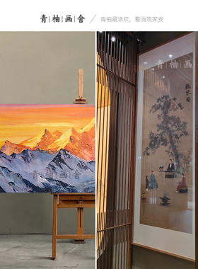 手绘油画手工油画来图定制花卉