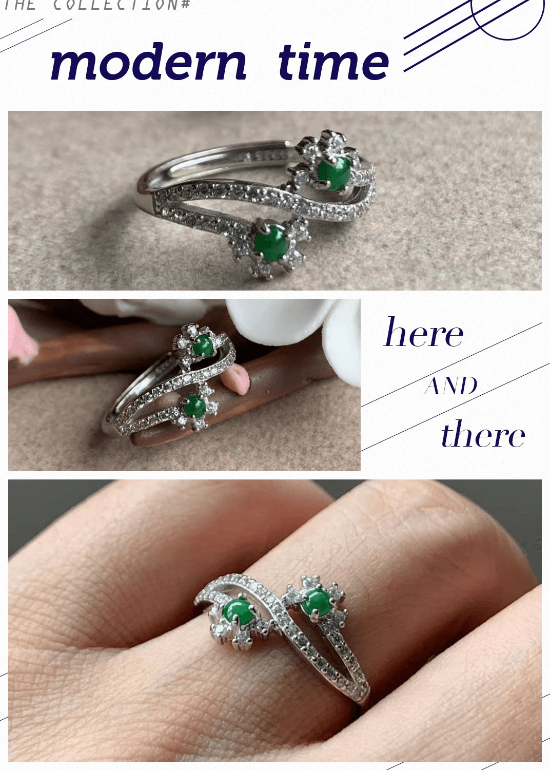 Myanmar Jade Green Cabochon Ring Jade Bracelet