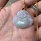 Myanmar Jade Buddha Jade Pendant Green Floating Flowers Green Buddha Lord