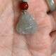 Myanmar natural jade pendant A white small Buddha pendant