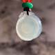 Myanmar Jadeite Pendant Grade A White Fugua Pendant