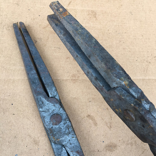 手工夹钳铁匠钳扁咀钳铝锭钳玻璃火钳打铁钳持物夹子产品钳工业钳 - 图0