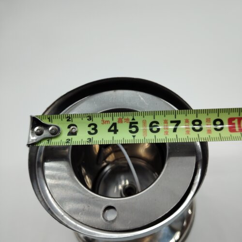 立式灯座 不锈钢灯座 围墙门柱柱头灯底座，适配95mm口径灯罩专用 - 图1
