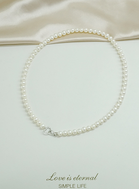 天然淡水珍珠项链锁骨链