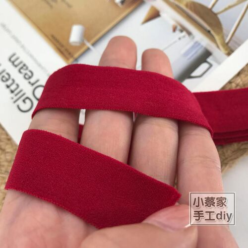 2cm对折弹力包边带布带条滚边衣服内裤松紧宝宝织带辅料婴儿布条 - 图2