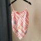 Vintage leopard ພິມດອກພິມ suspender bellyband