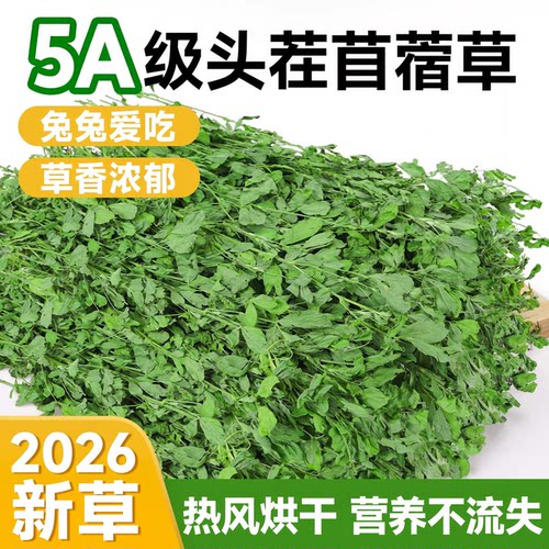 苜蓿草兔子粮草紫花干草幼兔食用豚鼠吃的粮食苜宿小麦草兔粮饲料 - 图2