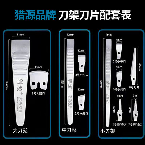 猎源一次性修脚刀具刀片刀架足浴技师修脚用去死皮老茧灰指甲嵌甲 - 图0