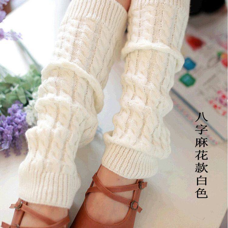 韩国版堆堆袜过膝毛线保暖配靴羊绒脚套显瘦美腿袜长高筒学生袜套,淘宝优惠券,粉丝福利购,淘宝优惠卷