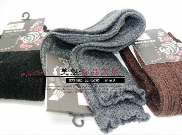 韩国版堆堆袜过膝毛线保暖配靴羊绒脚套显瘦美腿袜长高筒学生袜套,淘宝优惠券,粉丝福利购,淘宝优惠卷