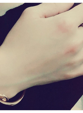 设计18k玫瑰金女士日韩风手链