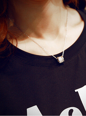 配饰项链女锁骨链小众韩国韩版