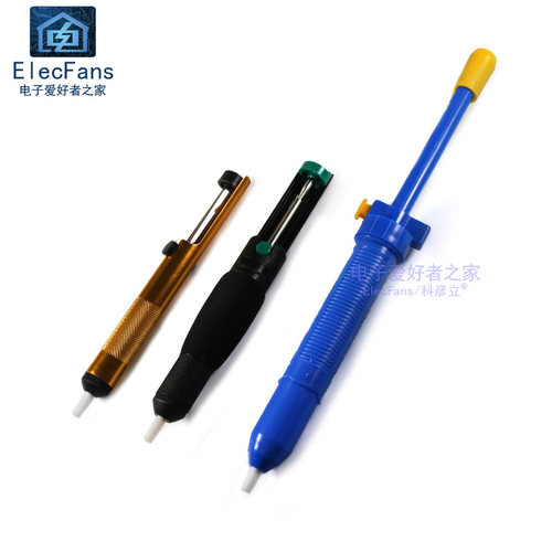 吸锡器电烙铁焊接拆焊吸嘴头自动回弹手动真空强吸锡泵除焊锡渣枪 - 图0