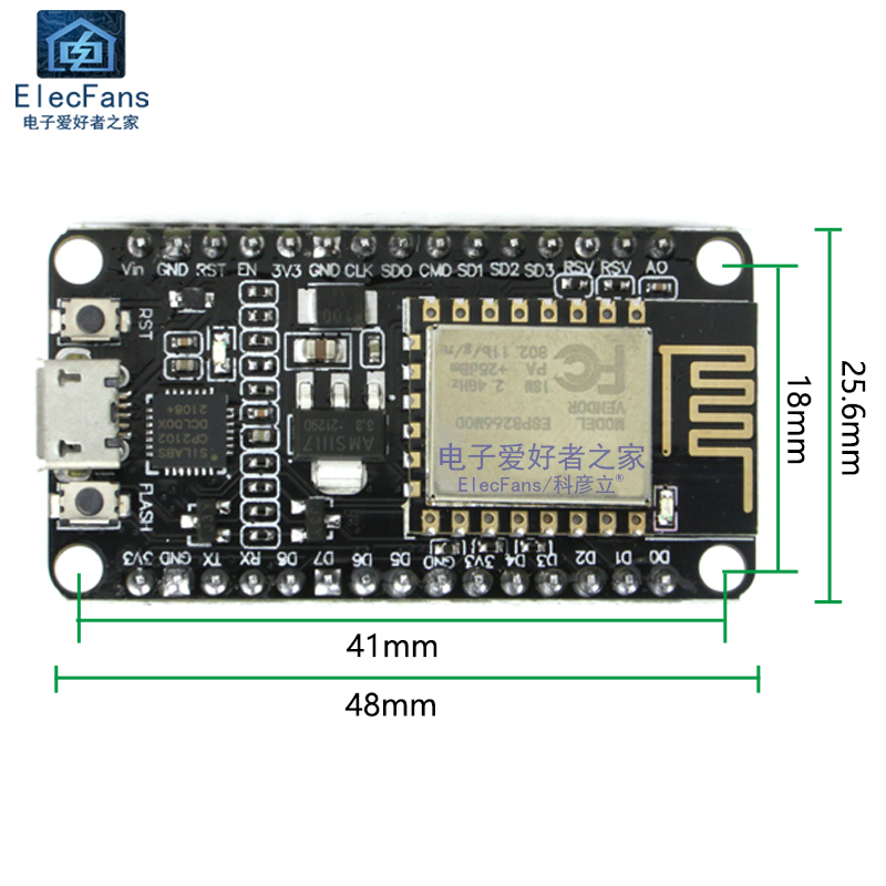 ESP8266物联网WiFi模块开发板ESP-12E电机驱动 Lua编程语言学习板-图0