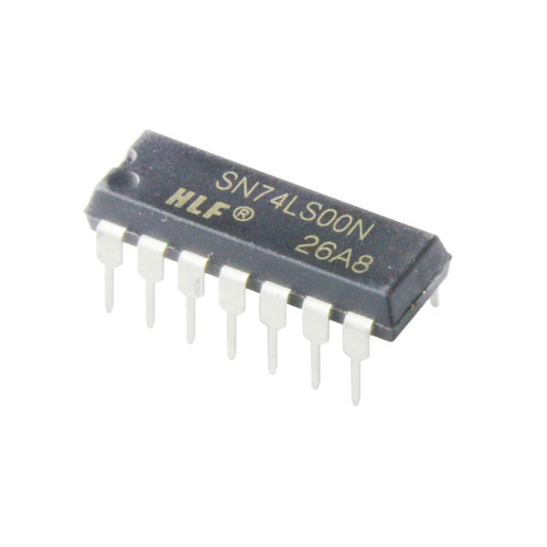 (2个)原装74LS00 直插DIP-14 2输入端四与非门 逻辑芯片SN74LS00N - 图0