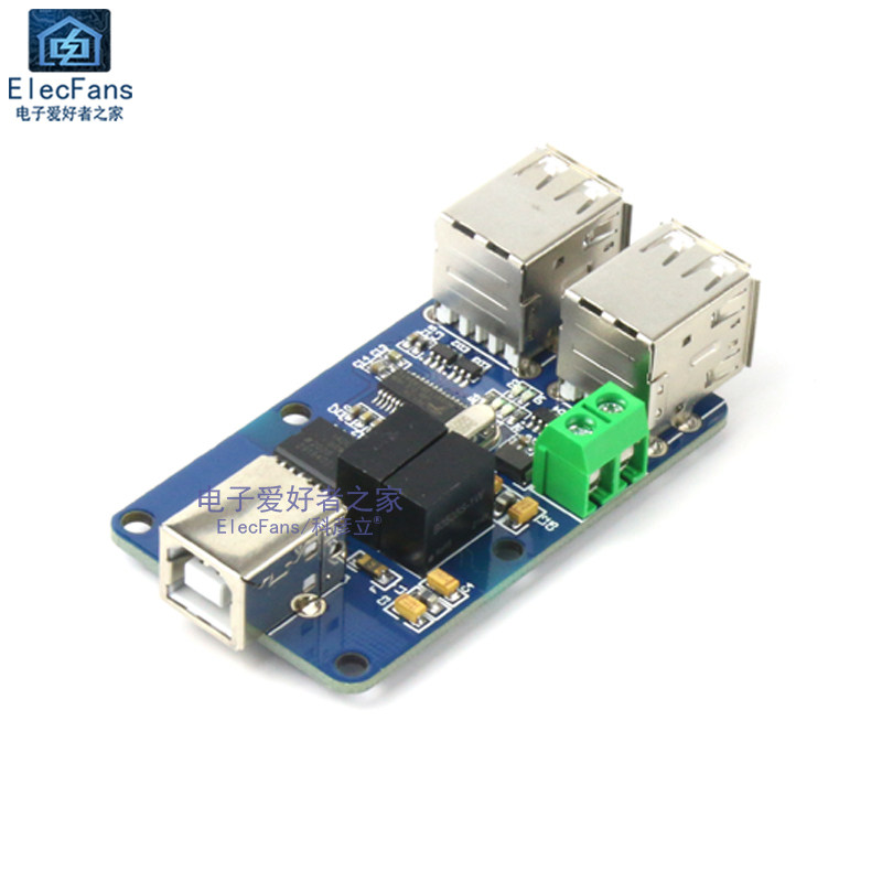 四路USB隔离器模块ADUM4160/3160扩展集线器耦合音频电源保护板_虎窝淘