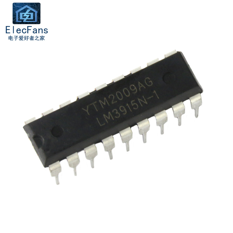 LM3915N-1直插LED灯条形图显示驱动器DIP-18国产电量指示IC芯片-图1