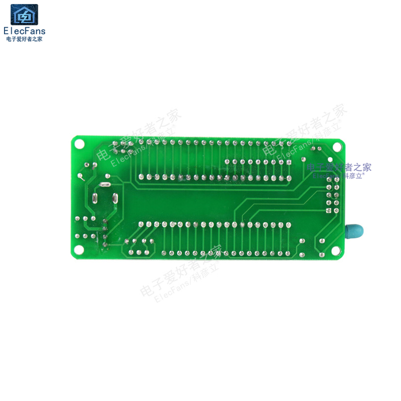 (成品)51单片机 最小系统开发板 STC89C52 AT89S52 40P紧锁座模块 - 图2