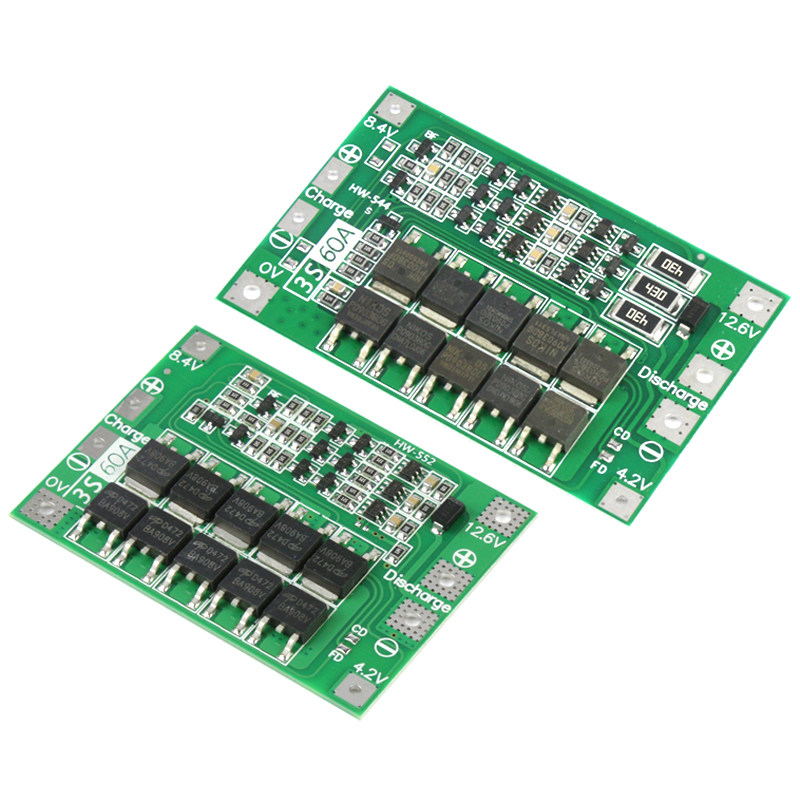 3串11.1V 18650锂电池保护板模块 带均衡60A电流 可启动电钻3S60A,淘宝优惠券,粉丝福利购,淘宝优惠卷