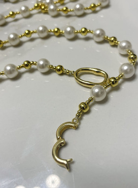 ZHAZHA韩国新款时尚简约百搭小众设计感珍珠项链女高级感气质锁骨