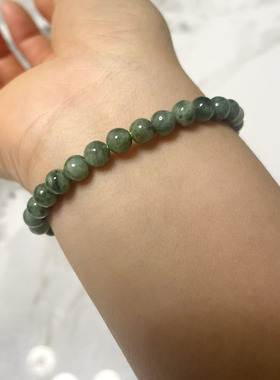 ZHAZHA时尚韩国新款新中式国风配饰爆款个性绿色珠珠翡翠手链福利