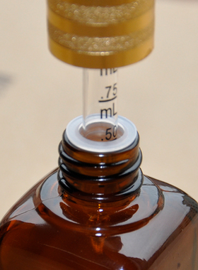 尖弯玻璃滴管刻度丁腈胶头耐腐蚀