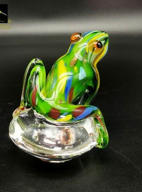 书柜摆件儿童工艺品蜂鸟琉璃纳福