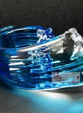 书柜摆件书房饰品蜂鸟琉璃雕塑