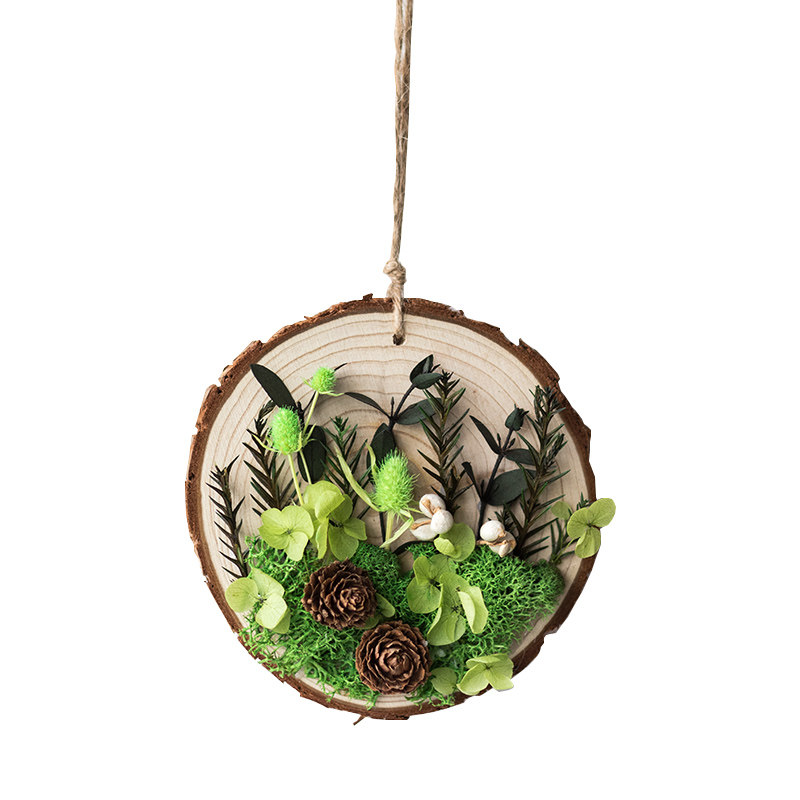 松木圆片天然贴画装饰儿童节亲子沙龙创意手工永生干花diy材料包,淘宝优惠券,粉丝福利购,淘宝优惠卷