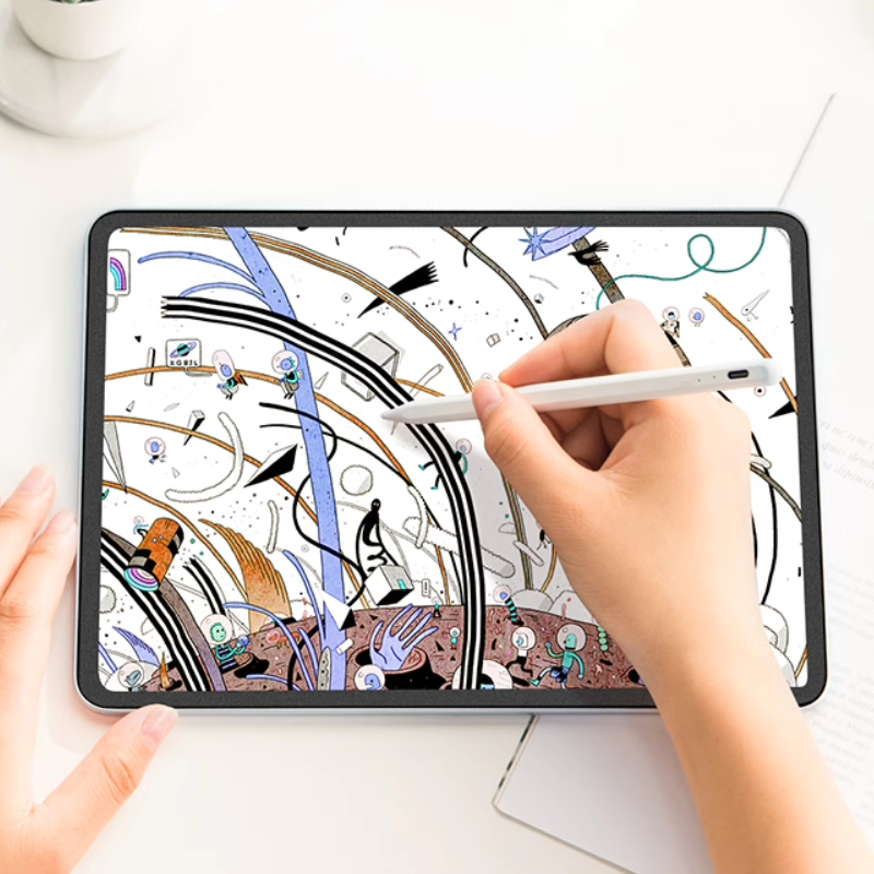 适用ipad类纸膜pro11/13 2024书写膜12.9磁吸膜9.7磨砂软膜air6平板Air45保护膜10.2贴膜ipad10代10.9寸mini6 - 图0
