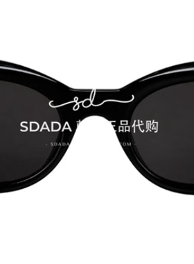 韩国代购23S/S RETRO 1 SUNGLASS 复古椭圆墨镜