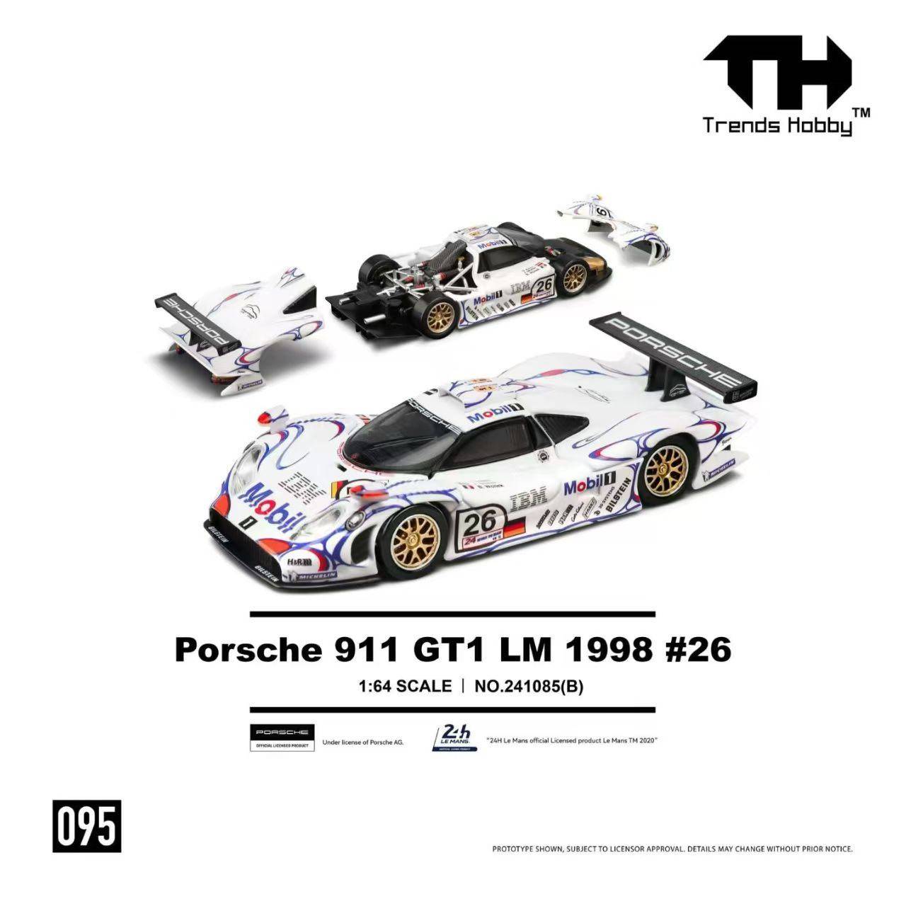 Trends Hobby TH保时捷911GT1勒芒冠军卡宴1/64汽车模型,淘宝优惠券,粉丝福利购,淘宝优惠卷