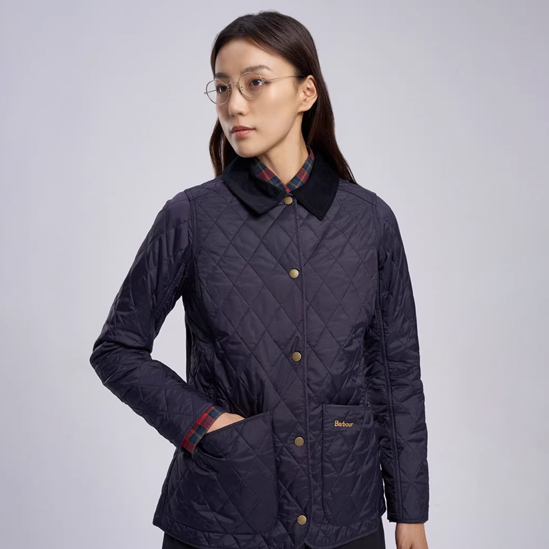 多色现货 英国BARBOUR Annandale liddesdale女款绗缝夹克外套 - 图1