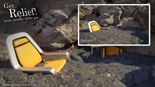 UE5 Unreal 5.6 Get Relief a Relaxed Cone Step Map Generator Texture