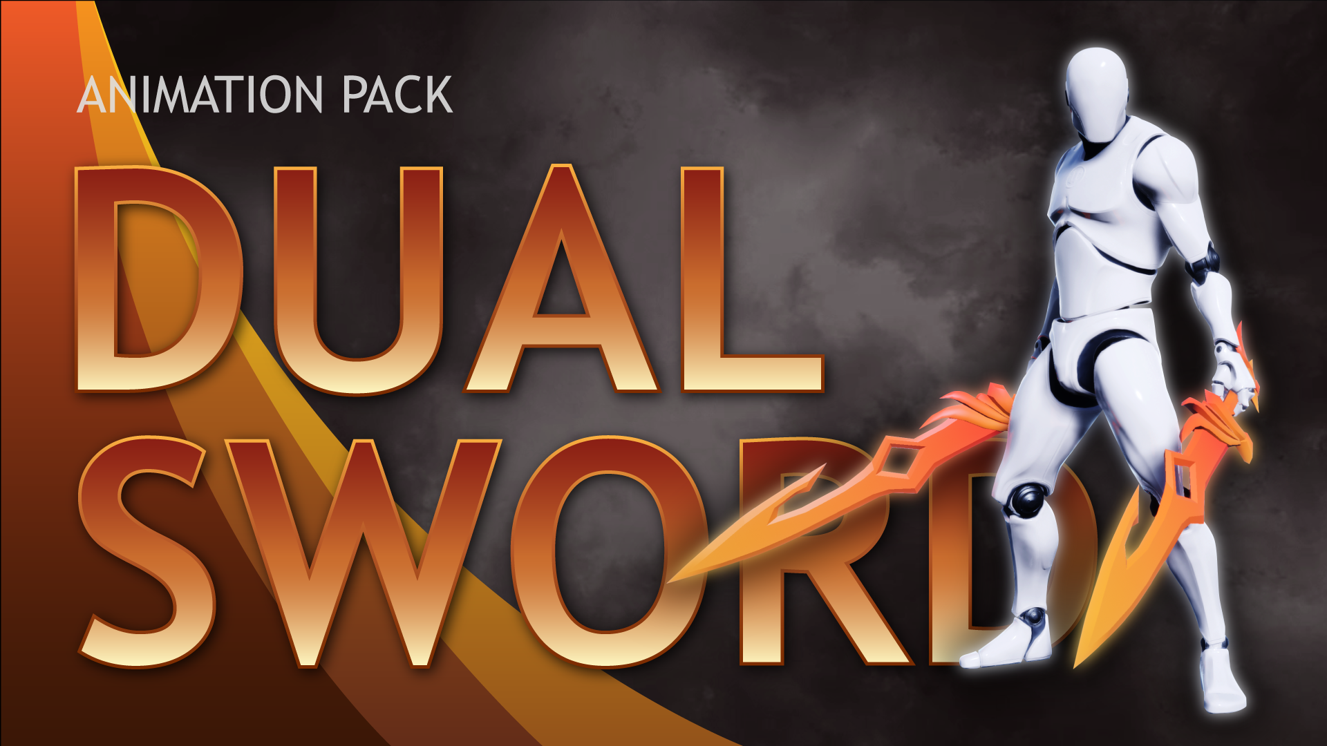 UE4虚幻5 Dual Sword Animation Pack 人物双剑战斗动画包 - 图2