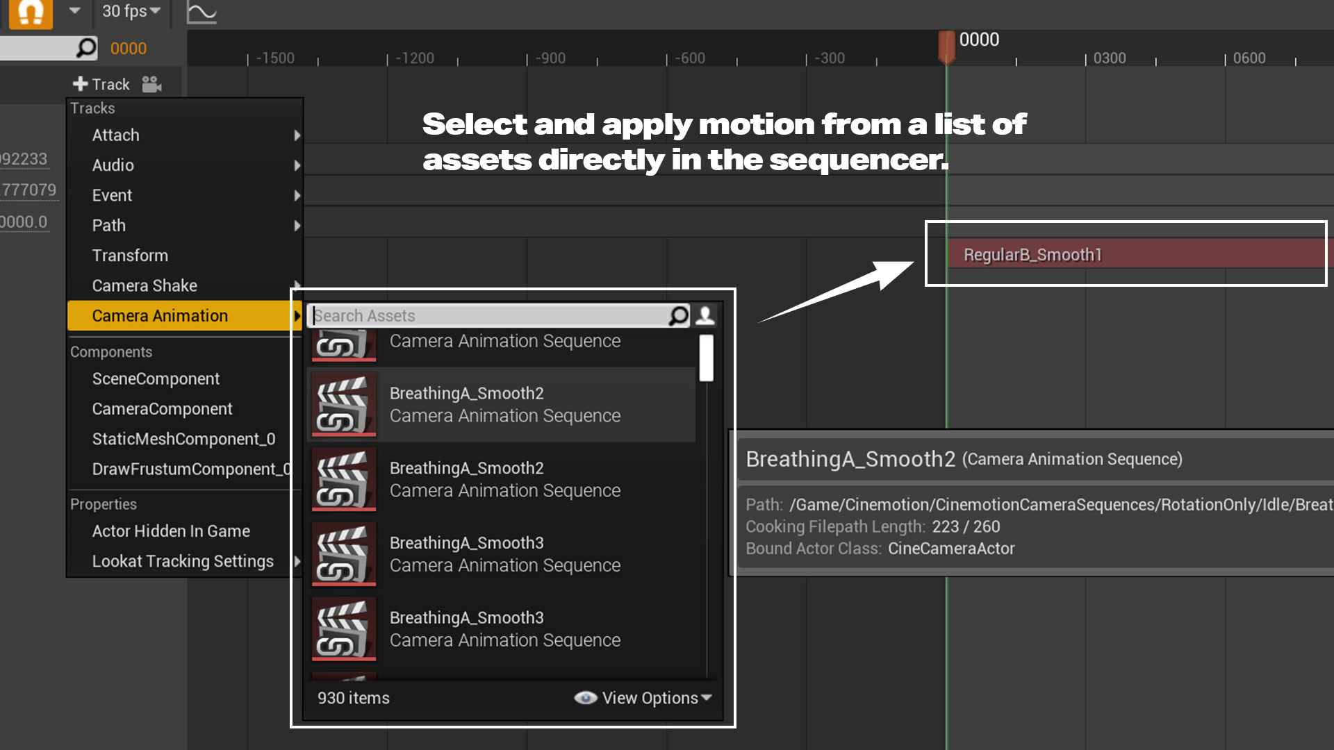 UE5虚幻5 Cinemotion 2 Real Handheld Camera Motion Kit 相机运 - 图2