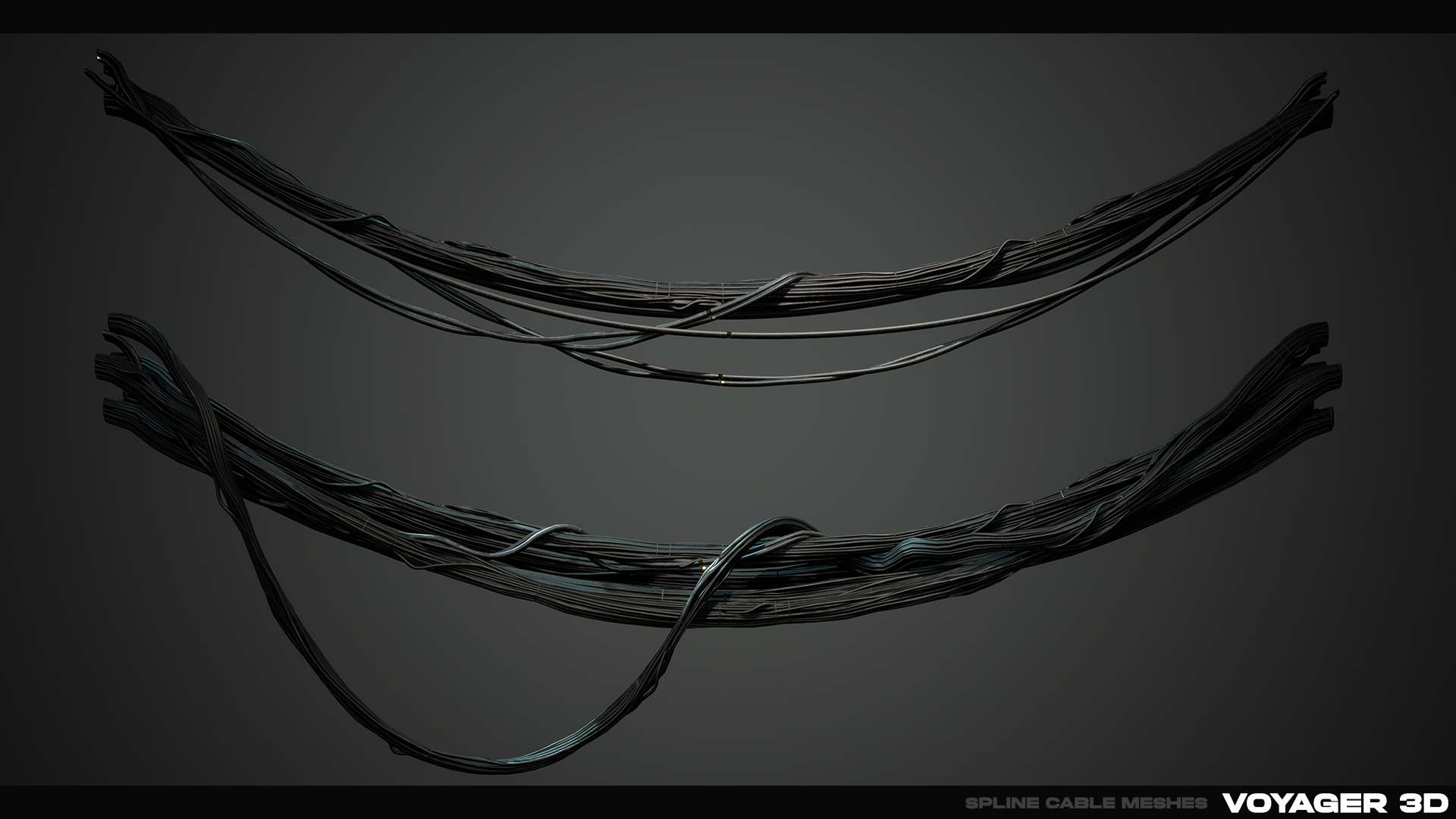 UE4虚幻5 Spline Cable Kit 模块化电缆样条线蓝图 - 图0