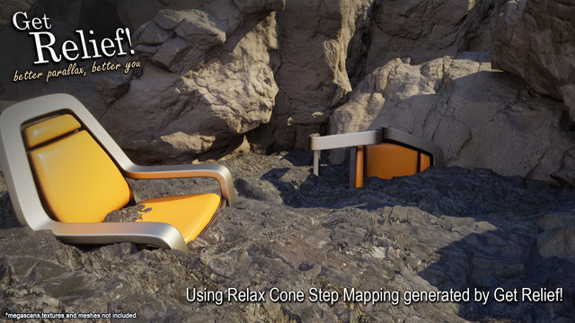 UE5 Unreal 5.6 Get Relief a Relaxed Cone Step Map Generator Texture