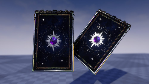 UE4虚幻5 Parallax Card Material 视差特效卡牌材质贴图 - 图2