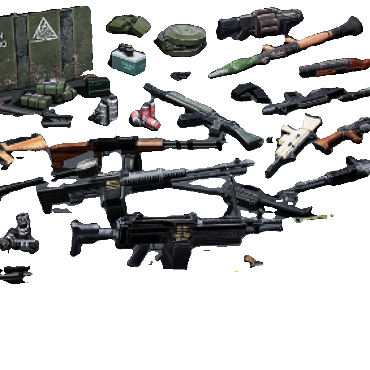 UE4虚幻5 Guns Weapons Grenades 现代枪手榴弹武器模型 - 图3