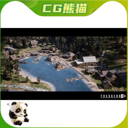 UE5虚幻5 Battle Royale Island Pack 大逃杀开放世界岛屿场景 - 图0